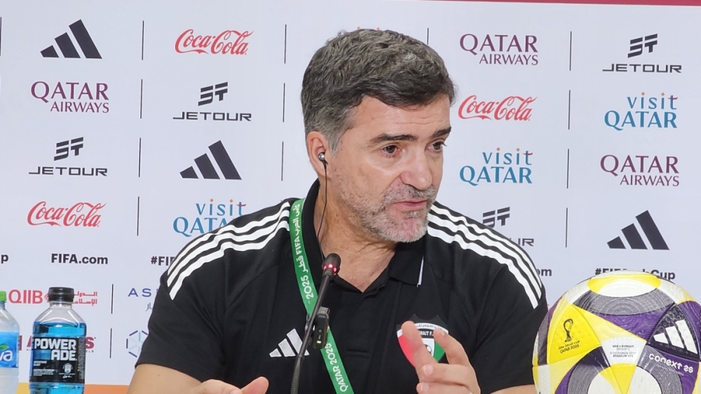 مدرب منتخب الكويت يعرب عن فخره بلاعبيه على ما قدموه في كأس العرب 
