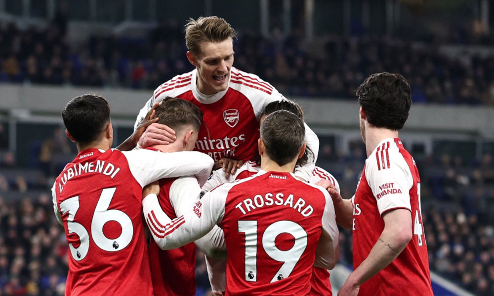 الدوري الإنكليزي: صدارة أرسنال مستمرة أمام مطاردة سيتي وليفربول يواصل صحوته